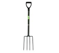 Garden Digging Fork, 104 cm, Carbon Steel Heat Treated, 4-Tine Spading Tool