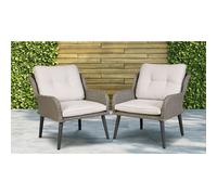 Dellonda Buxton Rattan Wicker Garden/Outdoor Dining Chair/Armchair with Cushions