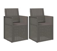 Garden Dining Chairs 2 pcs PP Modern Outdoor Seating Patio Furniture vidaXL
