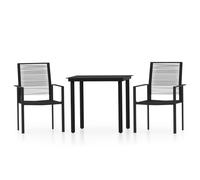 Garden Dining Set Black Patio Outdoor Seat 3/5/7/9 Piece Multi Sizes vidaXL