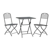 Garden Dining Set Expanded Metal Mesh Patio Table Multi Sizes 3/5 Piece vidaXL