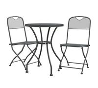 Garden Dining Set Expanded Metal Mesh Patio Table Multi Sizes 3/5 Piece vidaXL