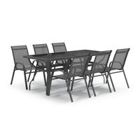 Garden Dining Set Multi Colours 5/7/9 Piece 140 cm/180 cm Table Length vidaXL
