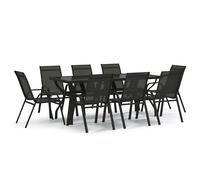 Garden Dining Set Multi Colours 5/7/9 Piece 140 cm/180 cm Table Length vidaXL