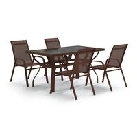 Garden Dining Set Multi Colours 5/7/9 Piece 140 cm/180 cm Table Length vidaXL