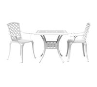 Garden Dining Set Outdoor Dining Set Table and Chair Cast Aluminium vidaXL