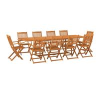 Garden Dining Set Outdoor Dining Set Table and Chair Solid Acacia Wood vidaXL