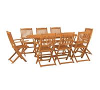 Garden Dining Set Outdoor Dining Set Table and Chair Solid Acacia Wood vidaXL