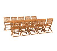 Garden Dining Set Outdoor Dining Set Table and Chair Solid Acacia Wood vidaXL