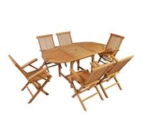 Garden Dining Set Outdoor Dining Set Table and Chairs Solid Teak Wood vidaXL