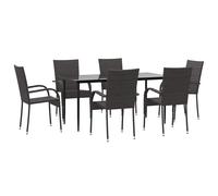 Garden Dining Set Outdoor Table Chair 3/5/7/9 Piece Multi Colours/Sizes vidaXL