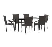 Garden Dining Set Outdoor Table Chair 3/5/7/9 Piece Multi Colours/Sizes vidaXL