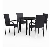Garden Dining Set Outdoor Table Chair 3/5/7/9 Piece Multi Colours/Sizes vidaXL