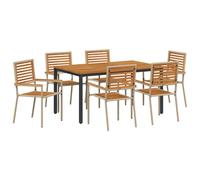 Garden Dining Set Poly Rattan Outdoor Furniture Patio Modern Seating vidaXL