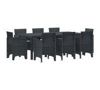 Garden Dining Set Polypropylene Outdoor Patio Furniture Terrace Modern vidaXL