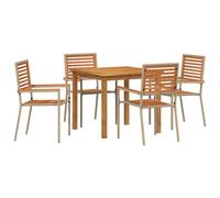 Garden Dining Set Solid Acacia Wood Furniture Outdoor Patio Terrace vidaXL