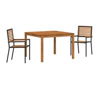Garden Dining Set Solid Acacia Wood Modern Furniture Outdoor Terrace vidaXL