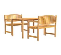 Garden Dining Set Wooden Outdoor Table and Chairs Set Solid Wood Teak vidaXL