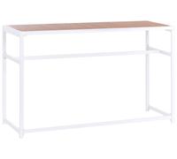 Garden Bar Table AVETRANA 150 cm 50 cm Brown/ White
