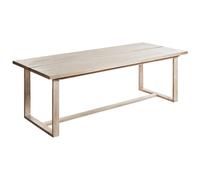 Garden Dining Table AZZANELLO 230 cm 100 cm Acacia Wood Light Brown
