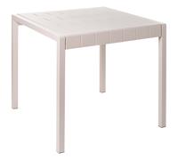 Beliani Garden Dining Table Bartica 81 Cm 84 Cm Beige, Cream