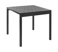Garden Dining Table BARTICA 81 cm 84 cm Black