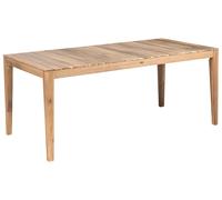 Beliani Garden Dining Table Chioggia 90 Cm 180 Cm Certified Acacia Wood Light Brown