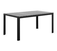 Garden Dining Table COMO 150 cm 90 cm Grey