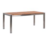 Garden Dining Table GROSSETO 180 cm 90 cm Eucalyptus Wood Brown