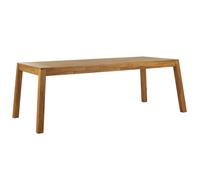 Garden Dining Table LIVORNO 210 cm 90 cm Acacia Wood Brown