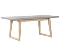 Garden Dining Table ORIA 180 cm 90 cm Concrete Grey