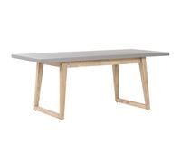 Garden Dining Table ORIA 180 cm 90 cm Concrete Grey