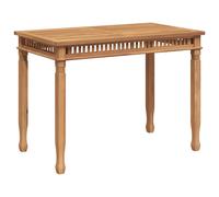 Garden Dining Table 120x65x80 cm Solid Teak Wood