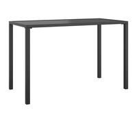 vidaXL Garden Dining Table Anthracite 110x54x70 cm Steel, Grey