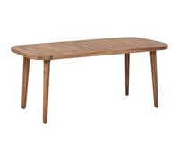 Garden Dining Table PARAGGI 180 cm 90 cm Certified Acacia Wood Brown