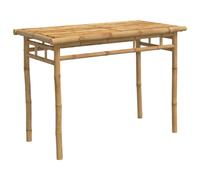 Garden Dining Table Patio Coffee Outdoor Bamboo vidaXL