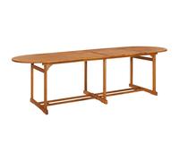 Garden Dining Table Patio Dinner Table Outdoor Table Solid Acacia Wood vidaXL
