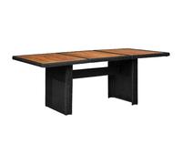 Garden Dining Table Poly Rattan Desk Outdoor Furniture Multi Colours vidaXL