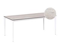 Garden Dining Table SOVARETO 180 cm 90 cm Wood-like Light Grey