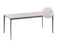 Garden Dining Table SOVARETO 180 cm 90 cm Wood-like Light Grey