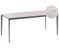 Garden Dining Table SOVARETO 180 cm 90 cm Wood-like Light Grey