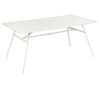 Garden Dining Table TERENZO 160 cm 90 cm Metal Light Beige