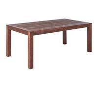 Beliani Garden Dining Table Tuscania 180 Cm 100 Cm Eucalyptus Wood Dark Brown