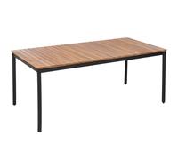 Garden Dining Table VALLESE 180 cm 90 cm Acacia Wood Brown
