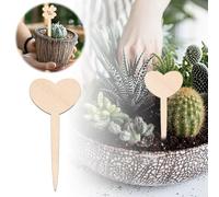 Garden DIY Wooden Hangs for Identification Handmade Crafting Supplies Versatile Lightweight Project Labels 10PCS (B, One Size)