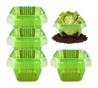 Garden Dome Vegetable Protector - Greenhouse Bell Jar for Seedling Security | Transparent PVC Plus Moisture Control & Shield for Planting, Growing and Gardening Success