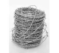 Garden Double-strand Woven Barbed Wire,Anti Crawling Anti-Theft Barrier for orchards factories,Border Anti Cut Security Fence(328.1 ft,1.6mm(0.06in))