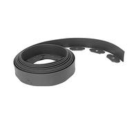 Garden Edging Border Plastic Landscaping Edging Roll Flexible Lawn Edging,Landscape Edging Kit for Landscaping and Flower Gardens (Grey)