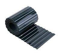 Garden Edging, Garden Fence Panels, 20cm Tall Corrugated Steel Lawn Edging for Lawn, Flower Bed, Paver Edging, Tree Surrounds, 9m