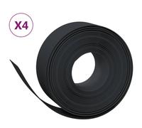 (grey, 40 x 0.2 m) vidaXL Garden Edging Patio Lawn Edging Garden Border Rolls 5 pcs Polyethylene